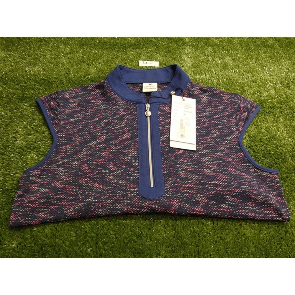 Daily Sports Womens Avina Sleeveless Golf Shirt Night Blue Medium